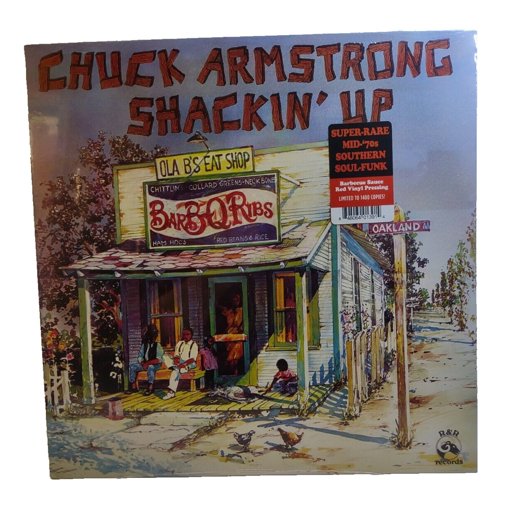 Chuck Armstrong Shackin Up Vinyl LP Record Album Sealed Soul Funk Red Color Ltd